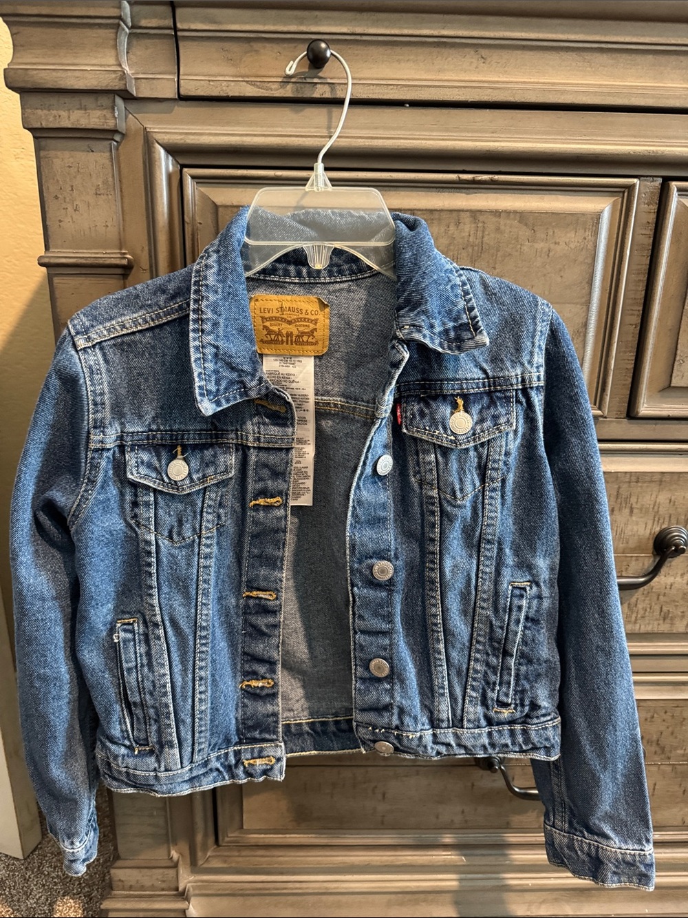 Levi's Kids Blue Denim Button-Front Jacket